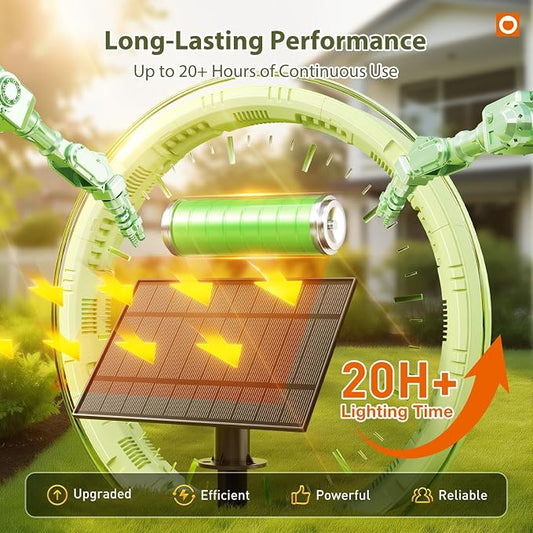 addlon 54(48+6) FT Solar String Lights Waterproof,Patio Lights Solar Powered with Remote& USB Port 24+2 LED Shatterproof Bulbs 3 Lighting Modes Outdoor Lights for Camping Backyard Garden