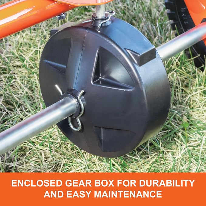 Agri-Fab Tow Behind ATV/UTV Broadcast Spreader for Seed, Fertilizer, Salt and Ice Melt, 185 lb Capacity with 12 Ft Spread Width