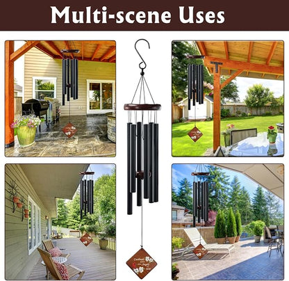 36" Memorial Wind Chimes Sympathy Gift - Cardinal Windchimes in Loving Memory of Loved One, Memorial Cardinal Gifts for Loss of Mom/Dad, Bereavement,Condolence,Funeral Grieving