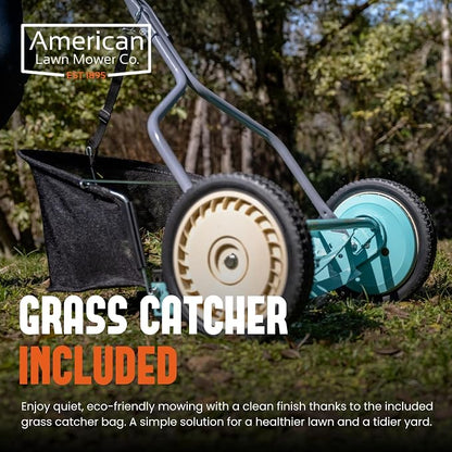 American Lawn Mower 1304-14GC 14" 5-Blade Reel Mower with Grass Catcher