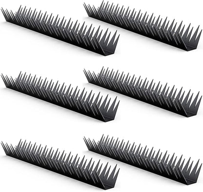 6PCS Metal Anti-Climb Fence Spikes, Durable Wall Guard for Home Security | and Animal Deterrent Spikes, Suitable for Home and Garden Fences, Fits Various Lengths - Heavy Duty.