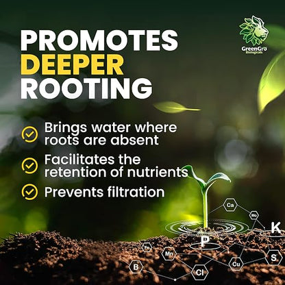 GreenGro Granular Plus Myco, All-in-One Fertilizer with Kelp and Humic Acid for Plants, Organic Root Stimulator Plant Food with Mycorrhizae for Indoor & Outdoor Gardens