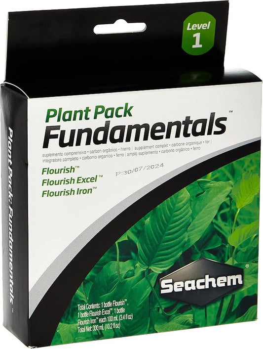 Seachem Plant Pack Fundementals (Box of 3 different 100ml Items)