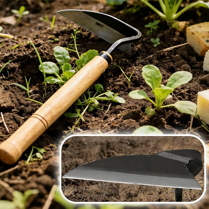 Kana Hoe 217 Japanese Garden Hand Hoe Sickle, Weeding Sickle (Left and Right Hands)