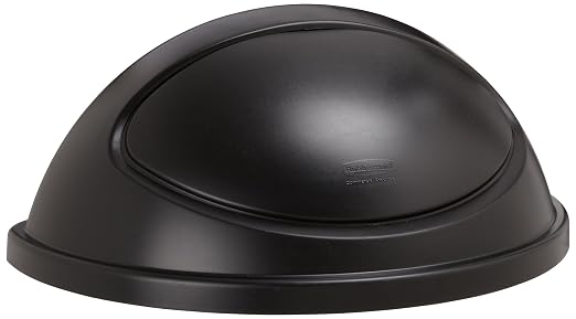 Rubbermaid Commercial Products Untouchable Gray Trash Can Round Lid, Use with 22 Gallon Untouchable Waste Bin