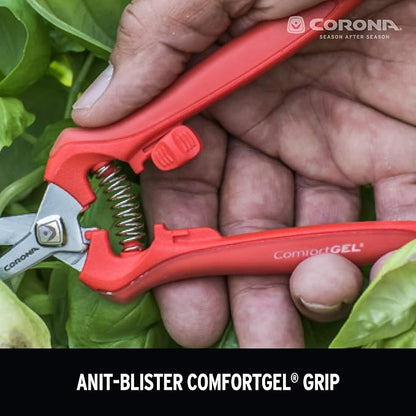 Corona FS 3214D ComfortGEL Leaf & Stem Micro Snips, Orange (Pack of 6)