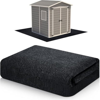 Haull Shed Floor Mat 10 x 14 ft Outdoor Waterproof Nonslip Durable Storage Sheds Protector Rug for Carport Patio Garage Garden Spring Summer Outdoor, Storage Shed Not Included