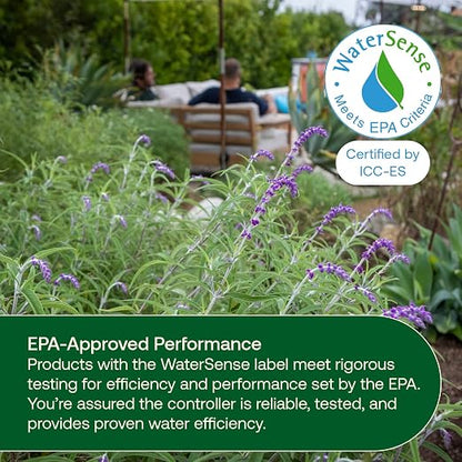 Rain Bird ARC4 App-Based Indoor Smart Irrigation WiFi Timer/Controller, 4-Zone/Station, EPA WaterSense Certified, Compatible with Alexa, Indoor 4-Station