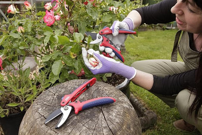 Spear & Jackson CUTTINGSET2 Bypass & Anvil Secateurs Set, Red