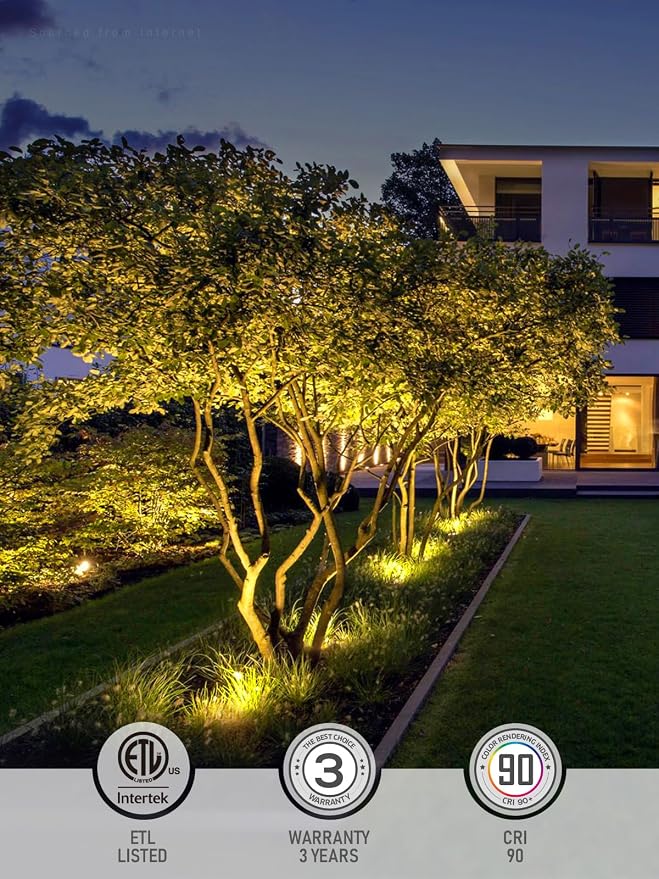 LEONLITE 6-Pack Dia. 4 Inch 3000K Well Lights Grated Top Oil Rubbed Bronze | Landscape LED In Ground Outdoor, 12-24V AC/DC, CRI90, Low Voltage Garden Landscaping, Warm White, Aluminum