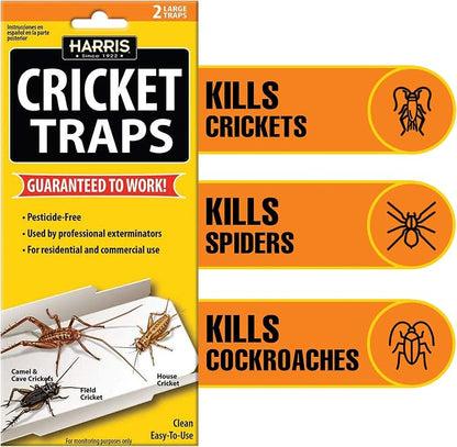 Harris Cricket Glue Traps, (2-Pack)