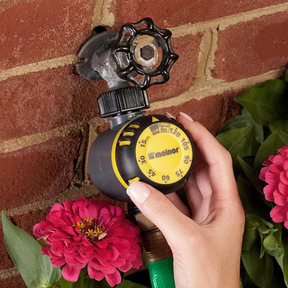 Melnor 65136AMZ Mechanical Timer, Black, Yellow