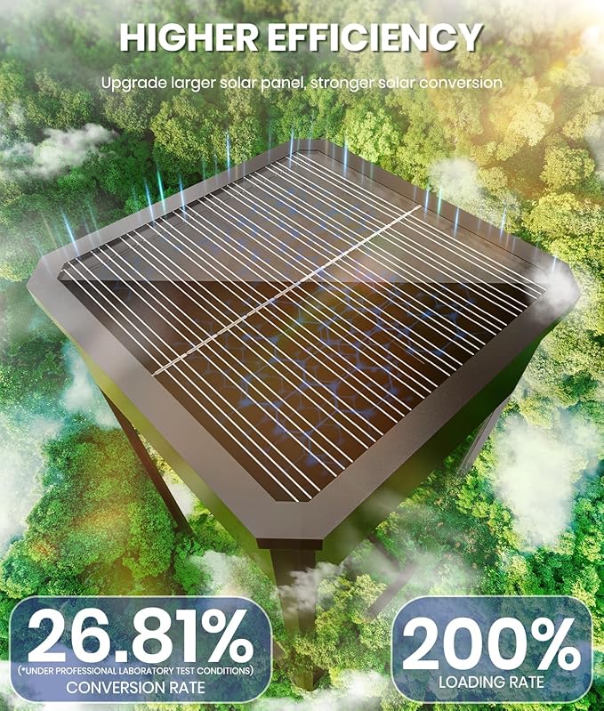 NEWMESSI 8 Pack Bright Solar Pathway Lights Outdoor,IP65 Waterproof Auto On/Off Solar Garden Light Path Lights Solar Powered for Outside Yard Path Lawn Walkway Driveway Landscape Lighting Patio Decor