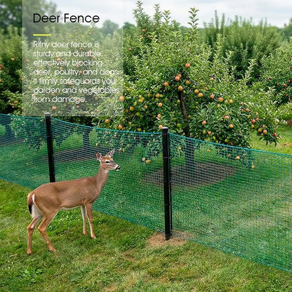 Bird Netting for Garden Protection, 13 x 40 FT Heavy Duty Garden Netting with Ties and Landscape Staples for Vegetable, Fruit Trees & Other Plants Against Birds Deer Squirrels and Poultry