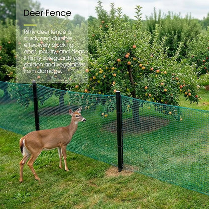 Bird Netting for Garden Protection, 7.5 x 100 FT Heavy Duty Garden Netting with Ties and Landscape Staples for Vegetable, Fruit Trees & Other Plants Against Birds Deer Squirrels and Poultry