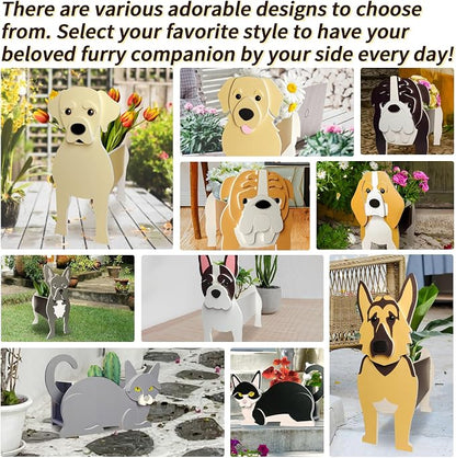 Horse Planter, Cute Animal Shape Flower Planters, Plant Pots for Indoor/Outdoor Garden Decor, Unique Gifts/Souvenirs for Pet Lovers