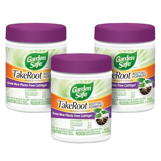 Garden Safe Take Root Rooting Hormone, Promotes Rooting, Grow New Plants from Cuttings, 2 Ounce, 3 Pack