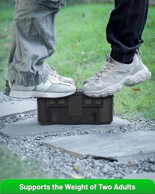[2026 Upgrade] Outdoor Waterproof Electrical Box, (12.3 x 7.5 x 5.1 inch) with IP55 Waterproof Canvas, Weatherproof Extension Cord Cover, Protect Power Strip, Plug, Socket, Christmas Holiday Lights