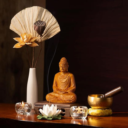 Buddha Statues for Home Decor, Meditation Accessories, Zen Decor, Spiritual Decor, Small Buddha Statue, Yoga Gift for Women and Men, Religious Statues Indoor