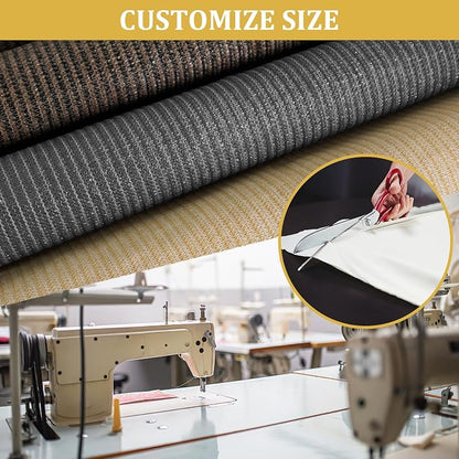 Shade&Beyond Custom Size Outdoor Roller Shades Cordless Patio Roll Up Blinds Exterior Shade Cloth Roll for Porch, Mocha