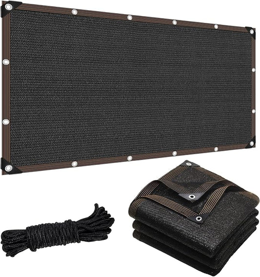 90% Shade Cloth, Dog Kennel Shade Cover, 20 x 30 FT Sturdy Durable Sunblock Shade Mesh Tarp with Grommets for Patio Plants Greenhouse Chicken Coop Porch
