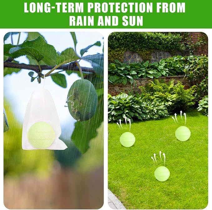 24 Pack Snake Repellent for Yard, Natural Rodent Repellent Balls for Outdoors and Indoor, Keep Snakes Lizard and Rodent Away from Lawn Yard Garden Camping Fishing Pet Safe