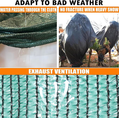 70% Green Colored Shade Cloth 12ft x 14ft Sun Shade Netting with Grommets | Breathable UV Block Balanced Shade for Garden, Plants Cover Patio, Pergola, Chicken Coop, Kennel, Vegetables, Greenhouse