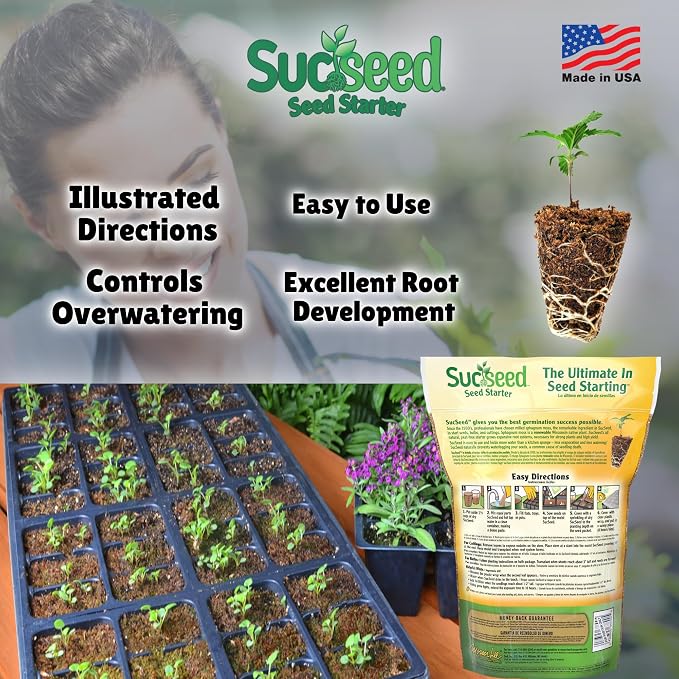 Mosser Lee ML0003 SucSeed® Premium Seed Starter 244 cubic inch (4L)Pack of 1