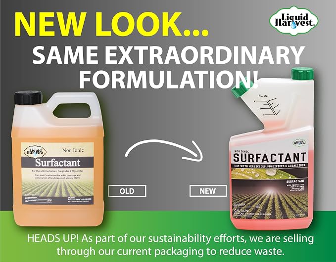Concentrated Surfactant for Herbicides Non-Ionic 32oz, Increase Product Coverage, Increase Product Penetration, Increase Product Effectiveness