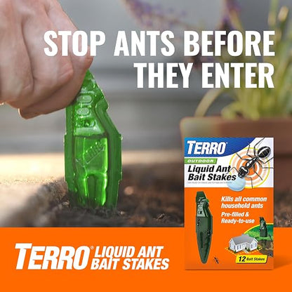 TERRO Multi-Surface Liquid Ant Baits, 4-Pack, Indoor Bait Stations for Home | Ant Trap for Discreet Baiting, Complete Colony Elimination, Discreet Ant Trap, Kills Common Household Ants, Ready-To-Use Bait