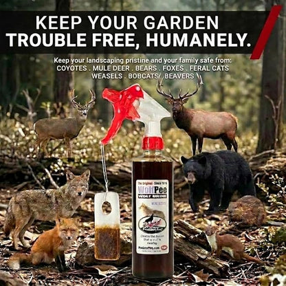 PredatorPee Original Wolf Urine 16oz Spray Bottle Combo with ScentTags