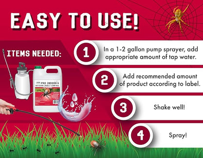 7.9% Bifenthrin Insecticide - Gallon - (Compare to Leading Brands) – Professional Insect Control - Kills on Contact - Fire Ants, Ticks & More
