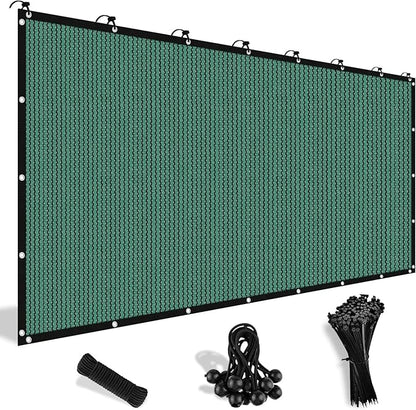 Shade&Beyond 90% Sun Shade Cloth with Grommets, 10' X 10' Pergola Shade Cover Canopy, Mesh Tarp Sun Screens for Patio, Outdoor, Garden, Backyard, Green