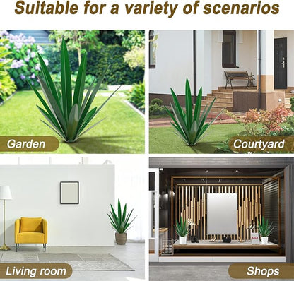Homight Metal Tequila Country Sculpture DIY Tequila Plant Home Decor Country Tequila Garden Ornament Indooutdoor Statuette Patio Lawn Patio Stake Decoration Gift to The Garden…