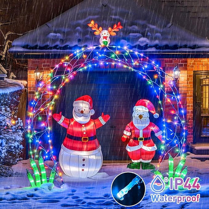 JMEXSUSS 150 LED Multicolor String Lights Indoor Outdoor Waterproof, 59 Ft Connectable Christmas Tree Lights, 8 Modes Plug in Colorful String Lights for Patio, Party, Holiday Decorations, EXS-S-0150