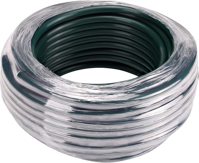 Raindrip R256DT 1/4 in. Drip Irrigation Supply Tubing, 50 ft., 1/4 in x 50 ft, Green Polyethylene, for drip irrigation, irrigation drippers, drip emitters, drip irrigation parts, and drip systems