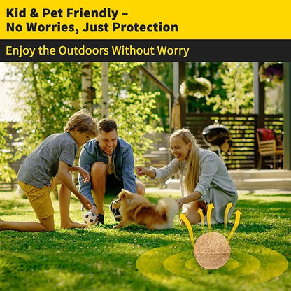 Snake Repellent Balls, 10-Pack Plant-Based Essential Oil Formula with Peppermint, Cinnamon & Cedarwood Oils, Long-Lasting Outdoor Use, Safe Around Family & Pets