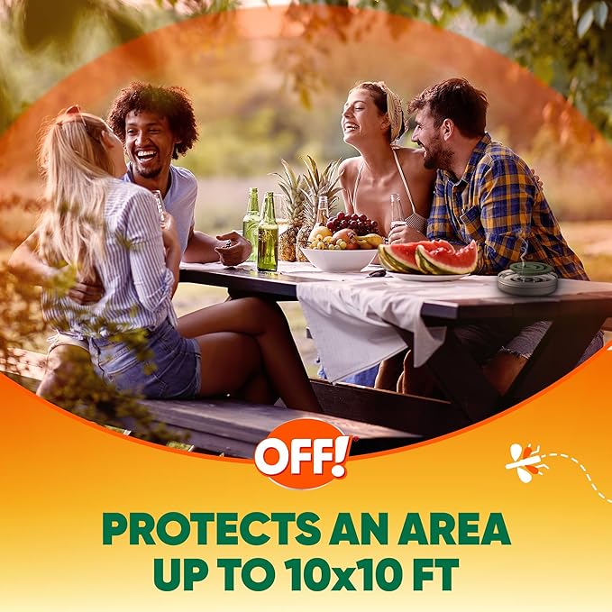 OFF! Backyard Mosquito Repellent Coil Refills, Perfect for Outdoor Patios Country Fresh Scent, 6 Count (Pack of 2)
