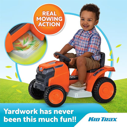 Kid Trax 6V Mow and Go Ride On Lawn Mower - Electric Cars for Kids, Toddler Outdoor Toys, Toddler Car, Kids Ride On Toys, Easy Drive, Durable, Ages 18-30 Months, Max Weight 44 lbs. 1.5 MPH
