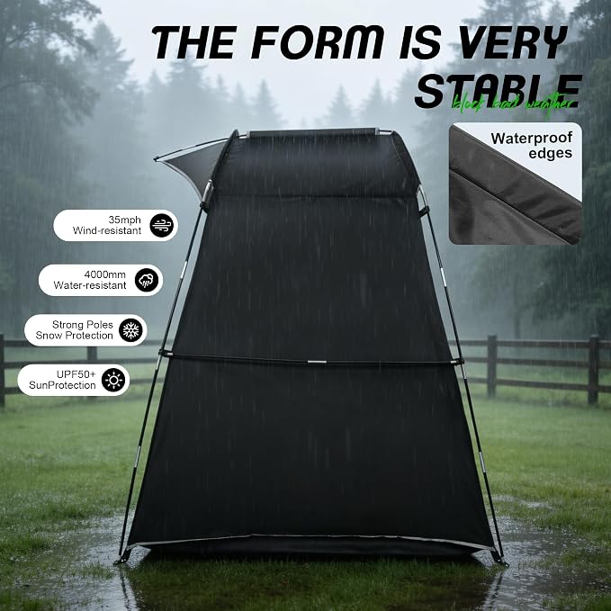 Bike Storage Tent Outdoor, Waterproof Bicycle Shed for 4-5 Bikes, PU4000 210D Oxford, Fiberglass Frame, Rain-Blocking Awning Design, Outdoor Storage for Bikes, Lawn Mower, Garden Tools Black