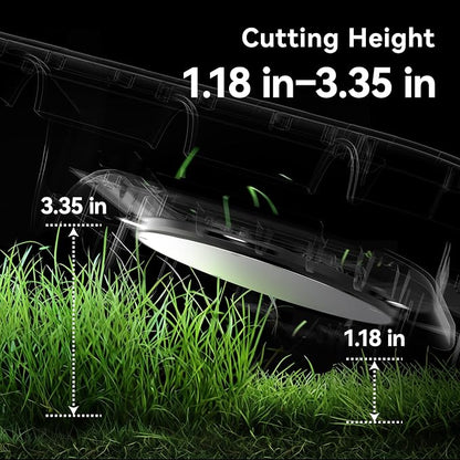 Neomow X SE Robot Lawn Mower Perimeter Wire Free for 0.75 Acre 3D LiDAR SLAM+Vision Mapping robotic lawnmower with 4G, No RTK Antenna Required, AI Obstacle Avoidance, App Control, GPS Anti-Theft, 13Ah