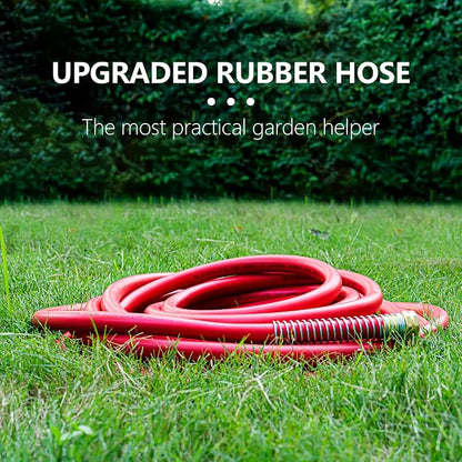 5/8" Garden Hose 150ft, -40℉ To 190℉ Hot/Cold, Heavy Duty,Flexible, 300psi Working, 1000psi Burst, 3/4" Brass Fittings with Hose Protector Coil Spring for Outdoor,Yard, Farm