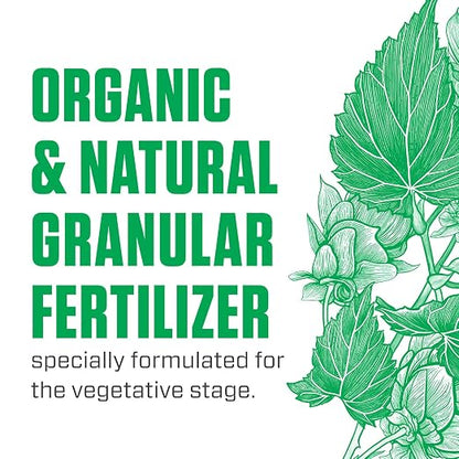 Botanicare Organicare Grow - Organic and Natural Granular Fertilizer for the Vegetative Stage, 5 lbs.