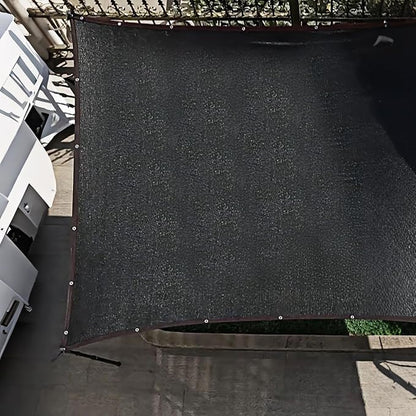 winemana Black Shade Cloth 30x30 FT– 40% Sun Shade Mesh Tarp for Greenhouse, Garden, Patio, Dog Kennel, Chicken Coop, and Outdoor Protection, Plants Cover Shade Netting with 2 Reinforced Grommets