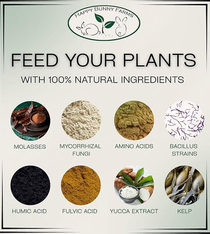 Eco-Blast™ Instant Compost Tea – 2oz Bag. Soil Microbes with Plant Probiotics, Mycorrhizae, Kelp, Yucca, Humic, Amino & Fulvic Acids.