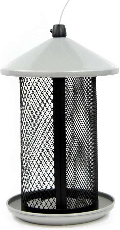 Perky-Pet Dual Mesh Wild Bird Seed Feeder - Holds up to 2.85 lb Wild Bird Seed - Dual Compartment for Seeds and Thistle - TSS00349