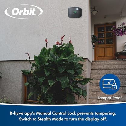 Orbit B-hyve XR Smart Sprinkler Timer - 16-Zone - WiFi-Enabled Indoor/Outdoor Irrigation Controller - App Control - Weatherproof Watering System - Multi Zone - Custom Programs - 57995 (Pack of 2)