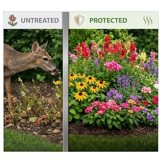 TRICO® Home & Garden Deer Elk & Moose Repellent Concentrate (4 Gallon) (4x1 Gallon)