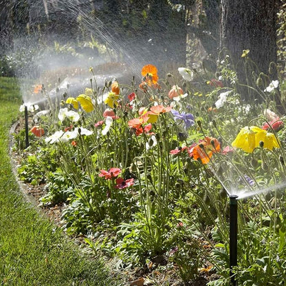 Hunter Pro 4" Pop Up Sprinkler Head, Adjustable 0°–360° Spray Pattern, 8'–15' Coverage, In-Ground Lawn Irrigation System, Sprinkler Head for Yard and Garden (Pack of 2)