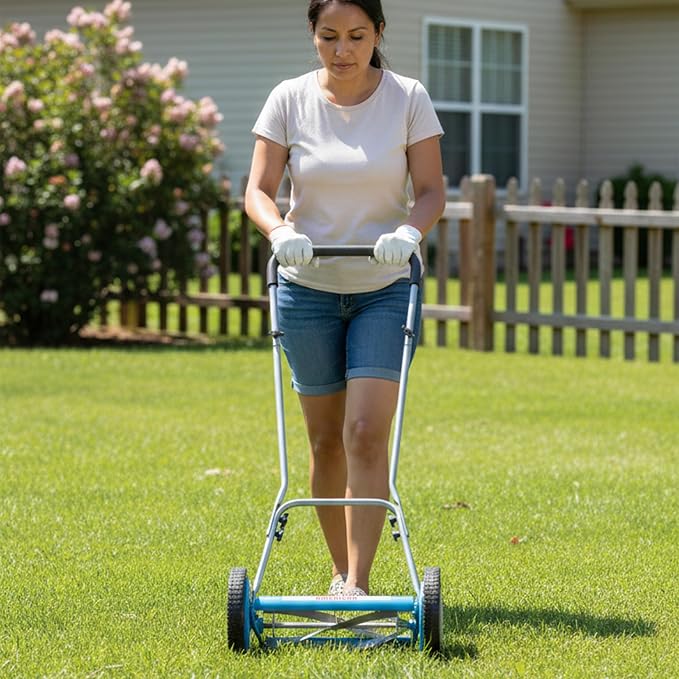 American Lawn Mower 2205-14 14-Inch 5-Blade Reel Lawn Mower, U-Handle